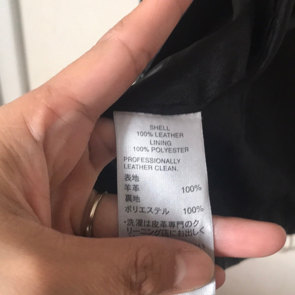 Halogen knee length leather jacket - Picture 4 of 8